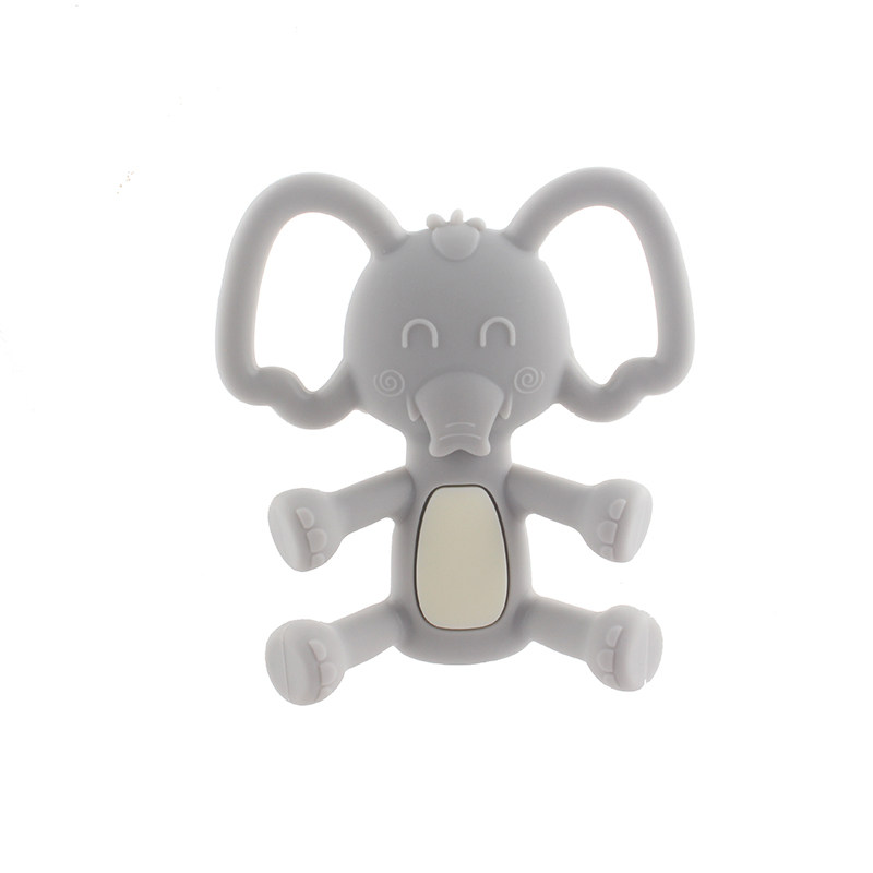 Silicone Teething Toy Elephant Design BPA Free Baby Chew Teething Teether